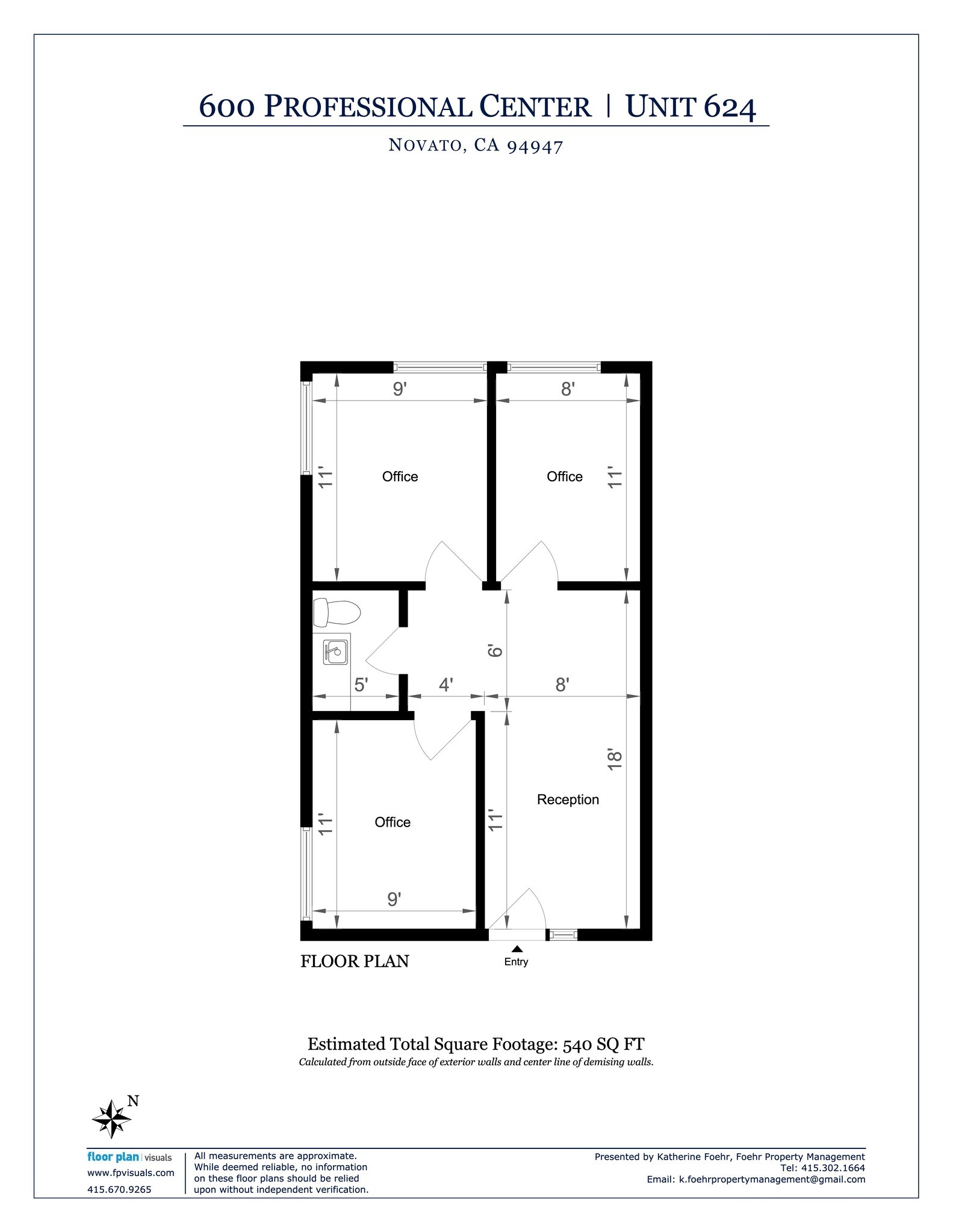100 Professional Center Dr, Novato, CA for lease Site Plan- Image 1 of 1