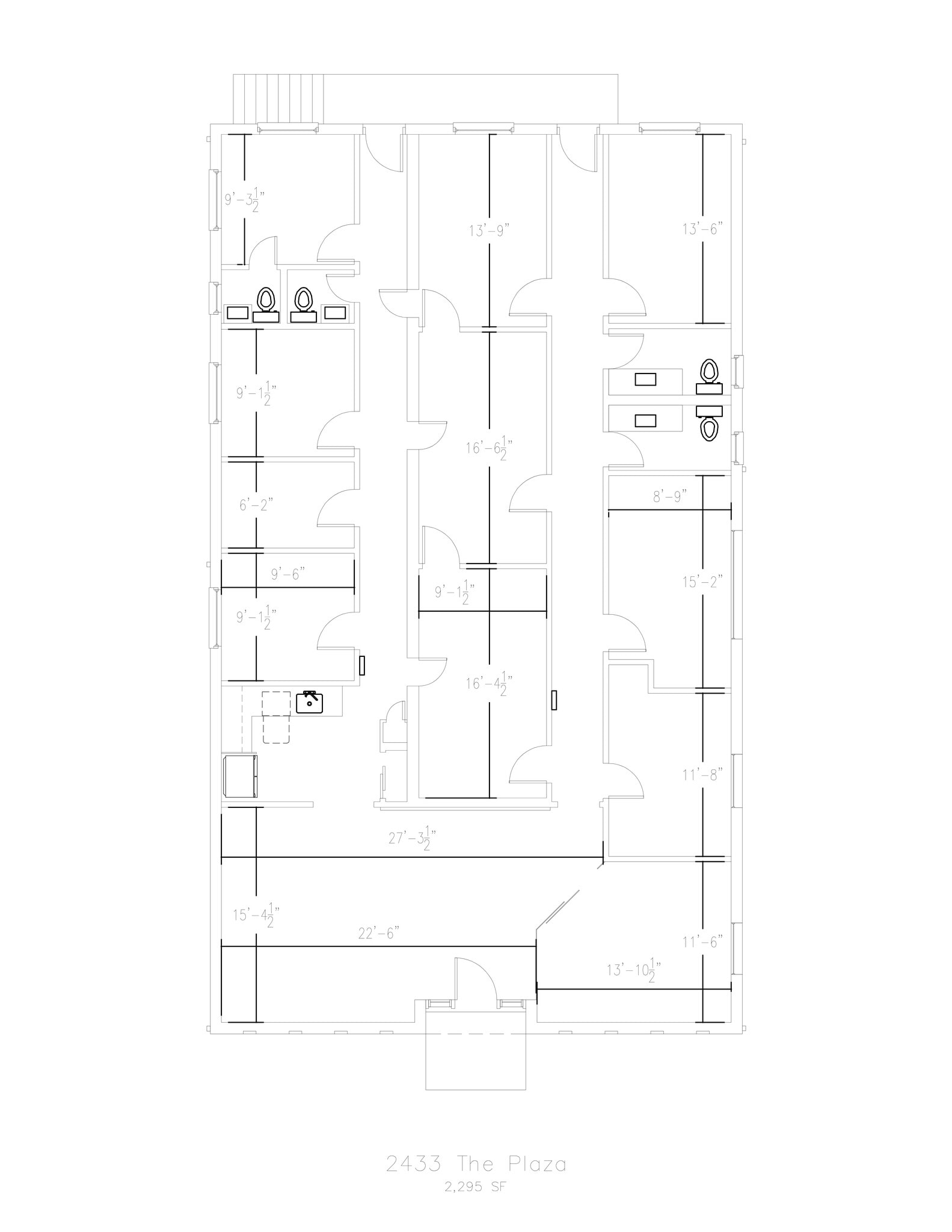 2433 The Plaza, Charlotte, NC for lease Site Plan- Image 1 of 12