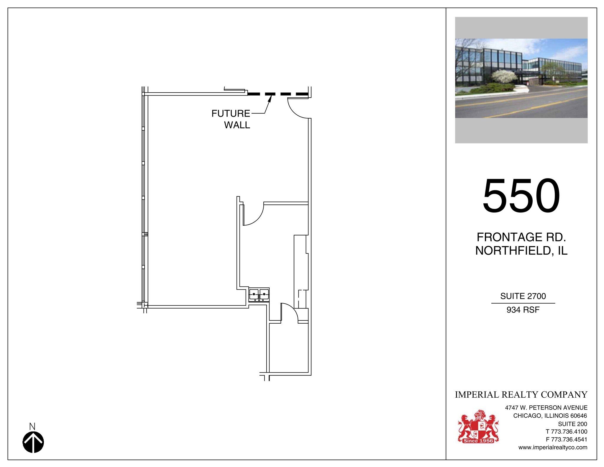 540-550 W Frontage Rd, Northfield, IL for lease Site Plan- Image 1 of 1