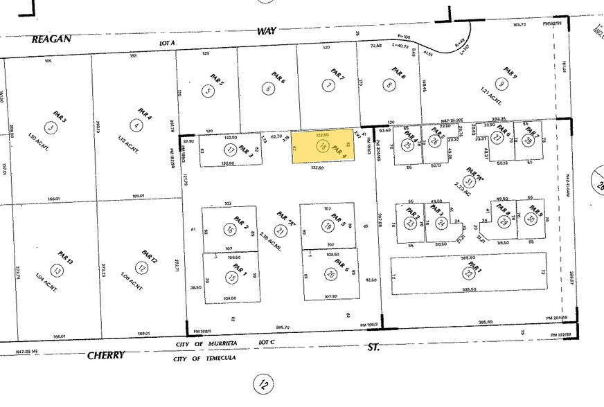 41567 Cherry St, Murrieta, CA for lease - Plat Map - Image 2 of 7