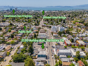 2110 Ashby Ave, Berkeley, CA - aerial  map view