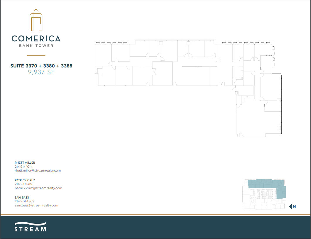 1717 Main St, Dallas, TX for lease Floor Plan- Image 1 of 2