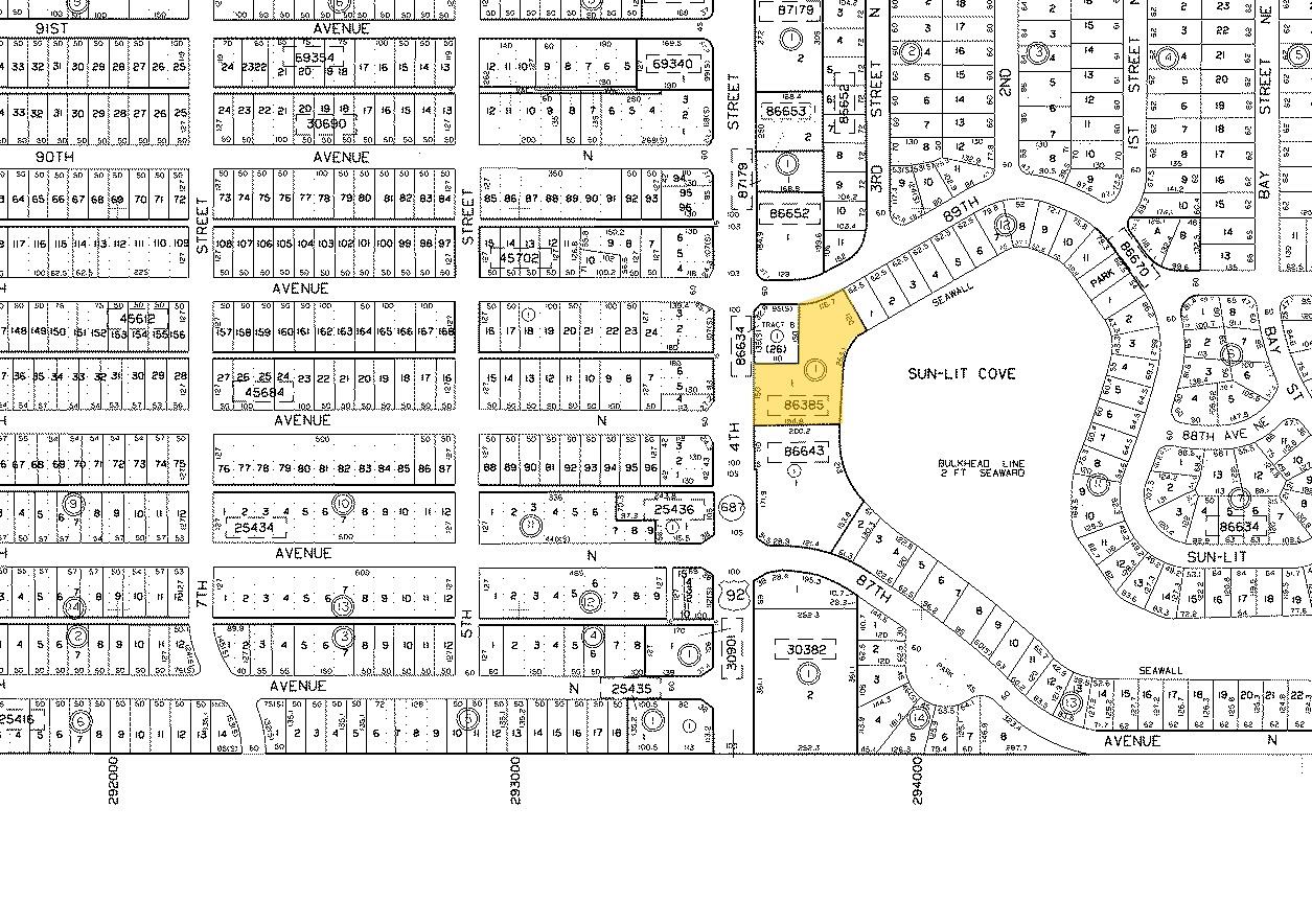 8801 4th St N, Saint Petersburg, FL for sale Plat Map- Image 1 of 1