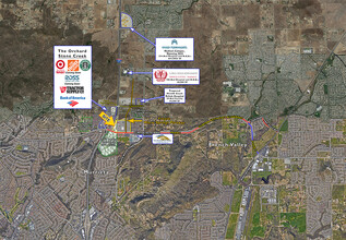 The Vineyard Freeway Center, Murrieta, CA - aerial  map view - Image1