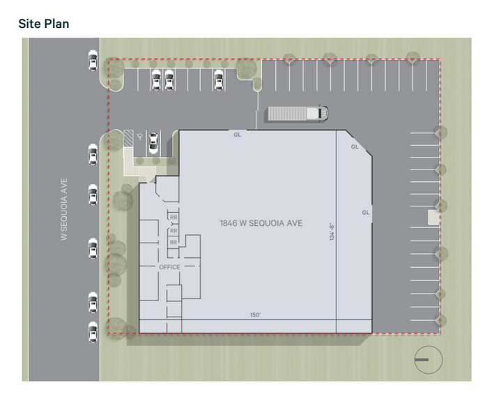 1846 W Sequoia Ave, Orange, CA for lease - Site Plan - Image 2 of 2