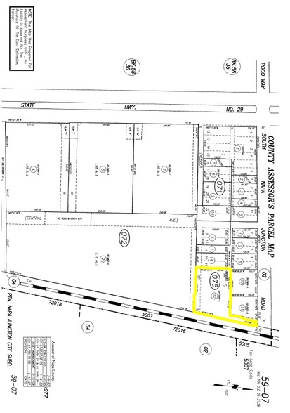 S Napa Junction Rd, American Canyon, CA for sale - Plat Map - Image 3 of 4