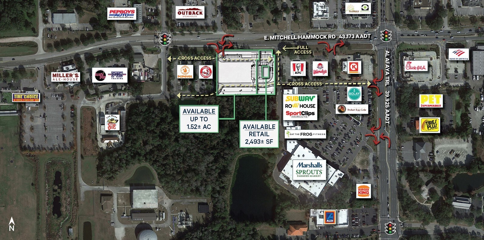 W Mitchell Hammock Rd, Oviedo, FL for lease Aerial- Image 1 of 5