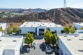 28016 Industry Dr, Valencia, CA - AERIAL map view