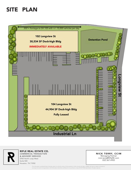 Longview Business Park, Conroe, TX for sale - Site Plan - Image 1 of 1