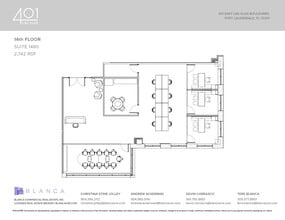 401 E Las Olas Blvd, Fort Lauderdale, FL for lease Floor Plan- Image 2 of 2