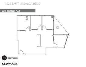 11022 Santa Monica Blvd, Los Angeles, CA for lease Floor Plan- Image 1 of 4