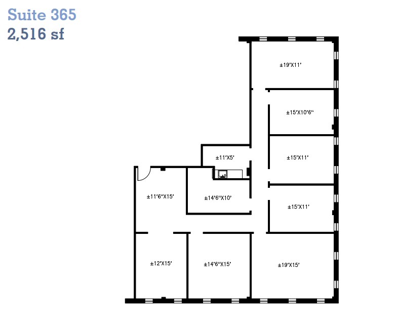 10830 N Central Expy, Dallas, TX for lease Floor Plan- Image 1 of 1