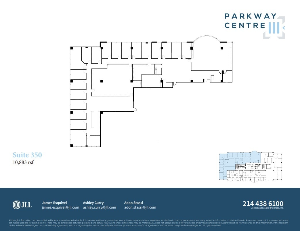 2745 Dallas Pky, Plano, TX for lease Floor Plan- Image 1 of 1
