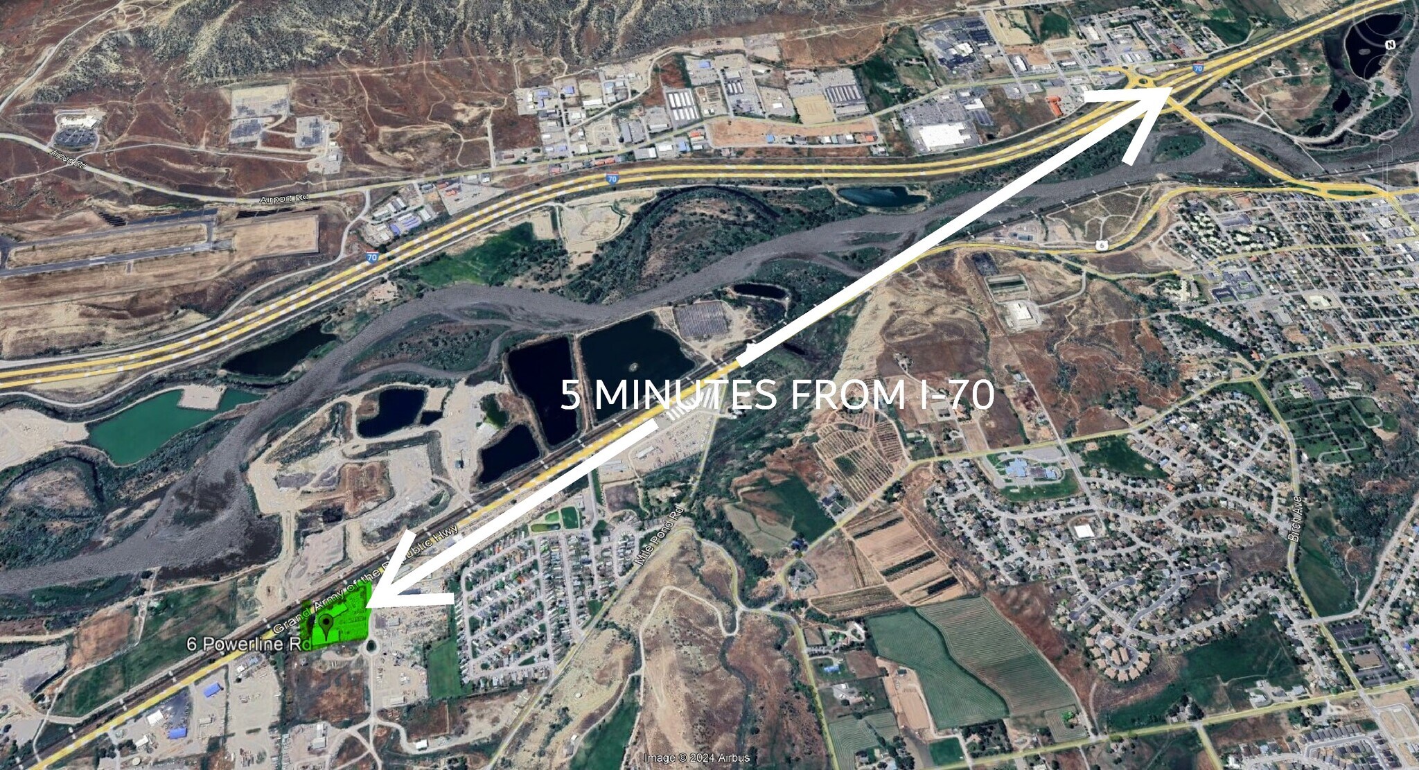 6 Powerline Rd, Rifle, CO for sale Aerial- Image 1 of 1