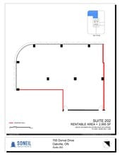 700 Dorval Dr, Oakville, ON for lease Site Plan- Image 1 of 9