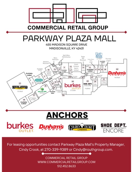 401 Madison Square Dr, Madisonville, KY for lease - Floor Plan - Image 3 of 5