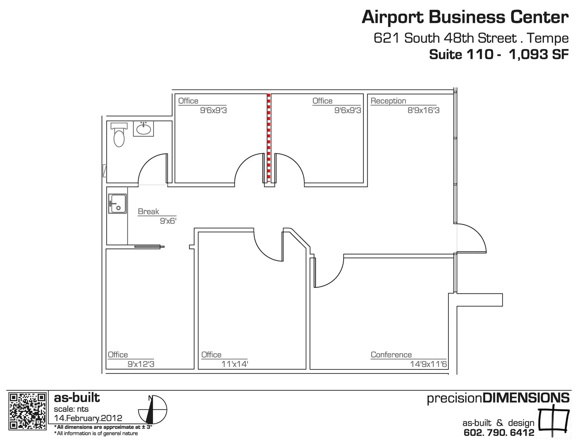 637 S 48th St, Tempe, AZ for lease Floor Plan- Image 1 of 5