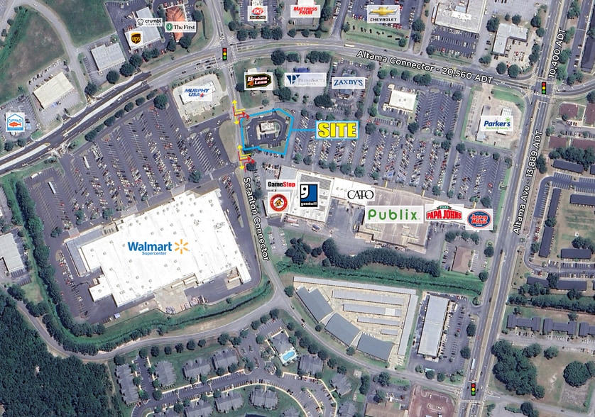 90 Scranton Connector, Brunswick, GA for lease - Aerial - Image 2 of 3