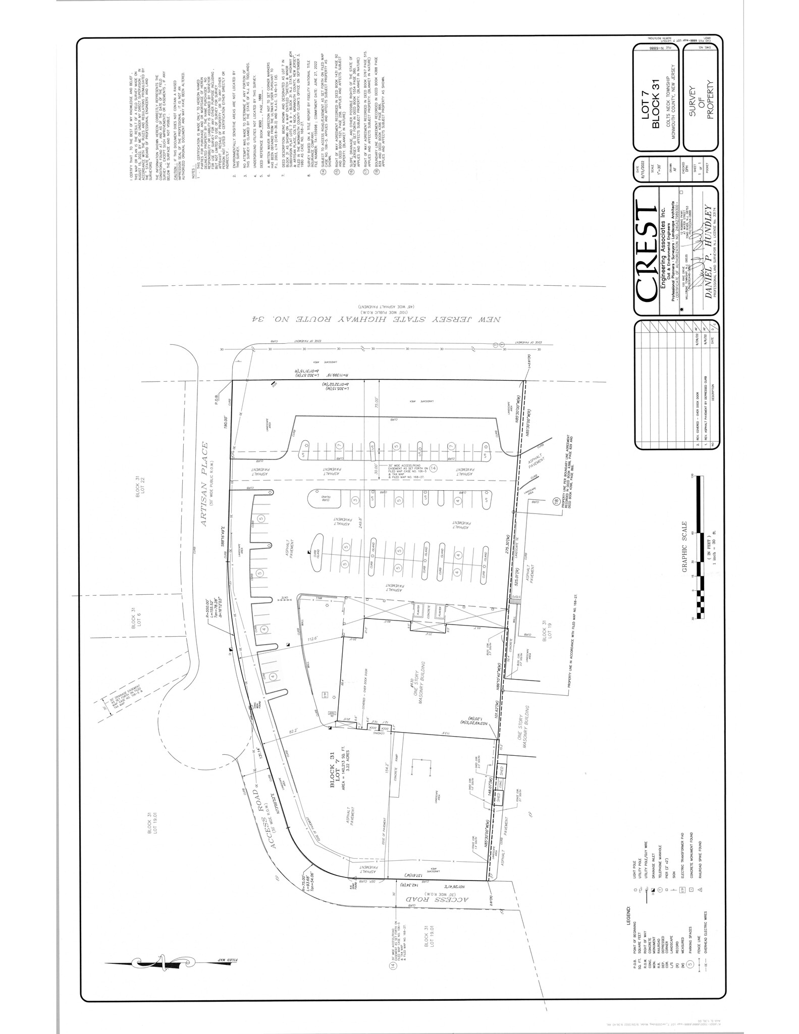 430 State Route 34, Colts Neck, NJ for sale Site Plan- Image 1 of 4