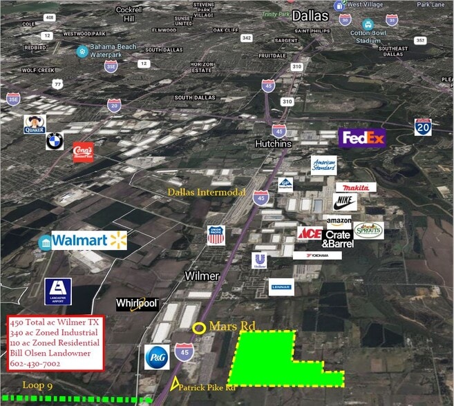 I45 & Mars Road, Wilmer, TX 75172