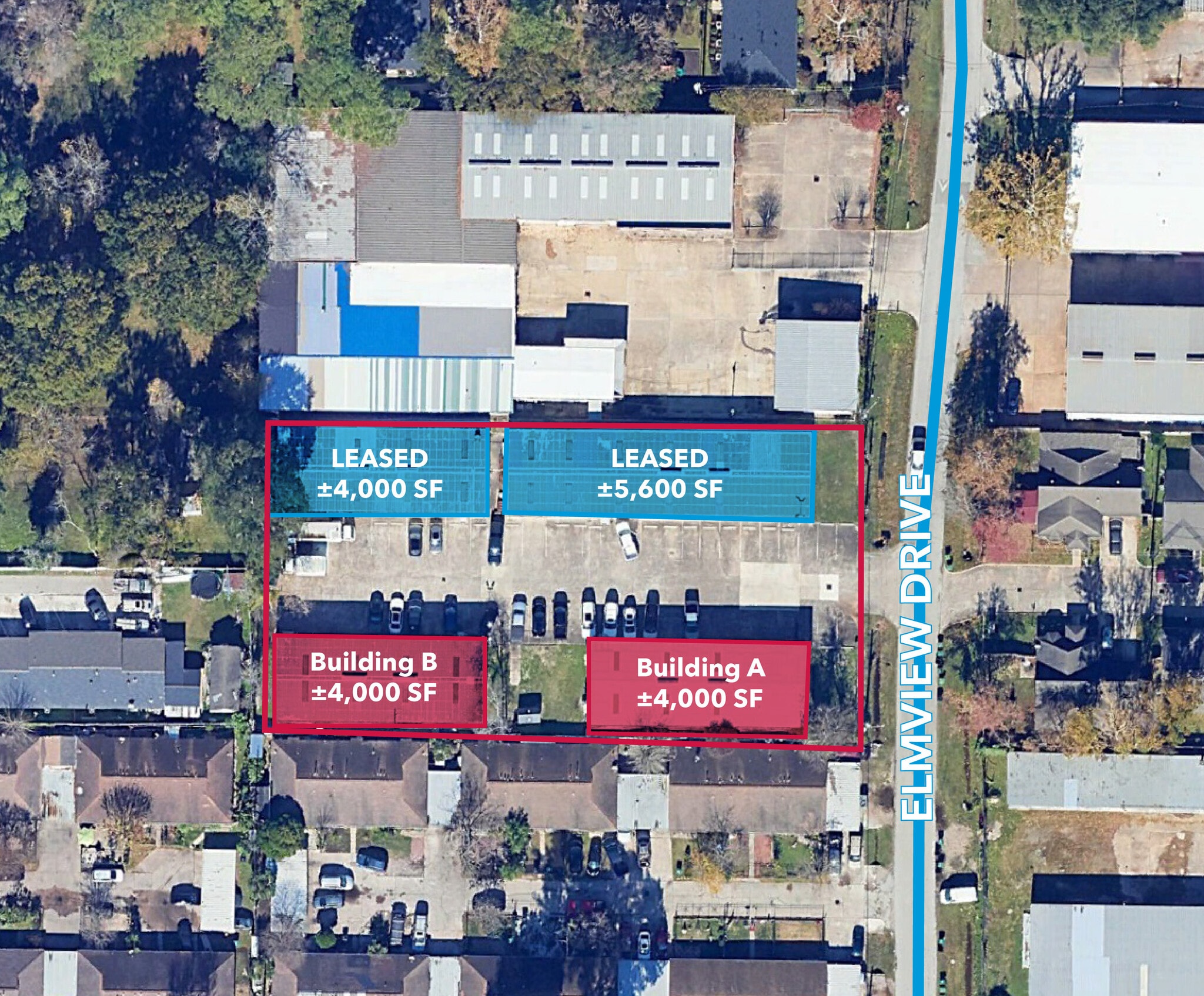 1611 Elmview Dr, Houston, TX for sale Aerial- Image 1 of 17