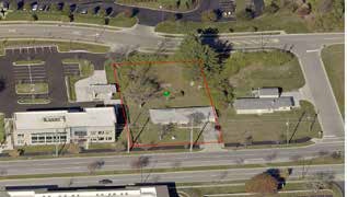 4070 W Dublin Granville Rd, Dublin, OH - aerial  map view