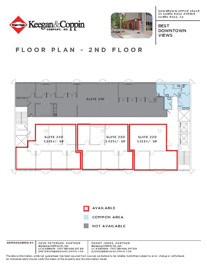 50 Santa Rosa Ave, Santa Rosa, CA for lease Floor Plan- Image 1 of 1