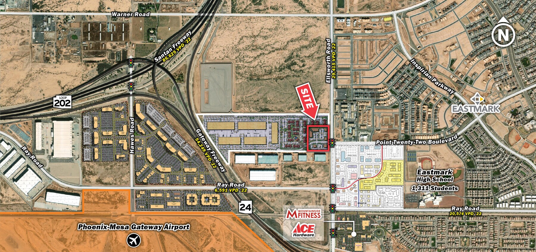 Ellsworth & Ray Rd, Mesa, AZ 85212 for Lease