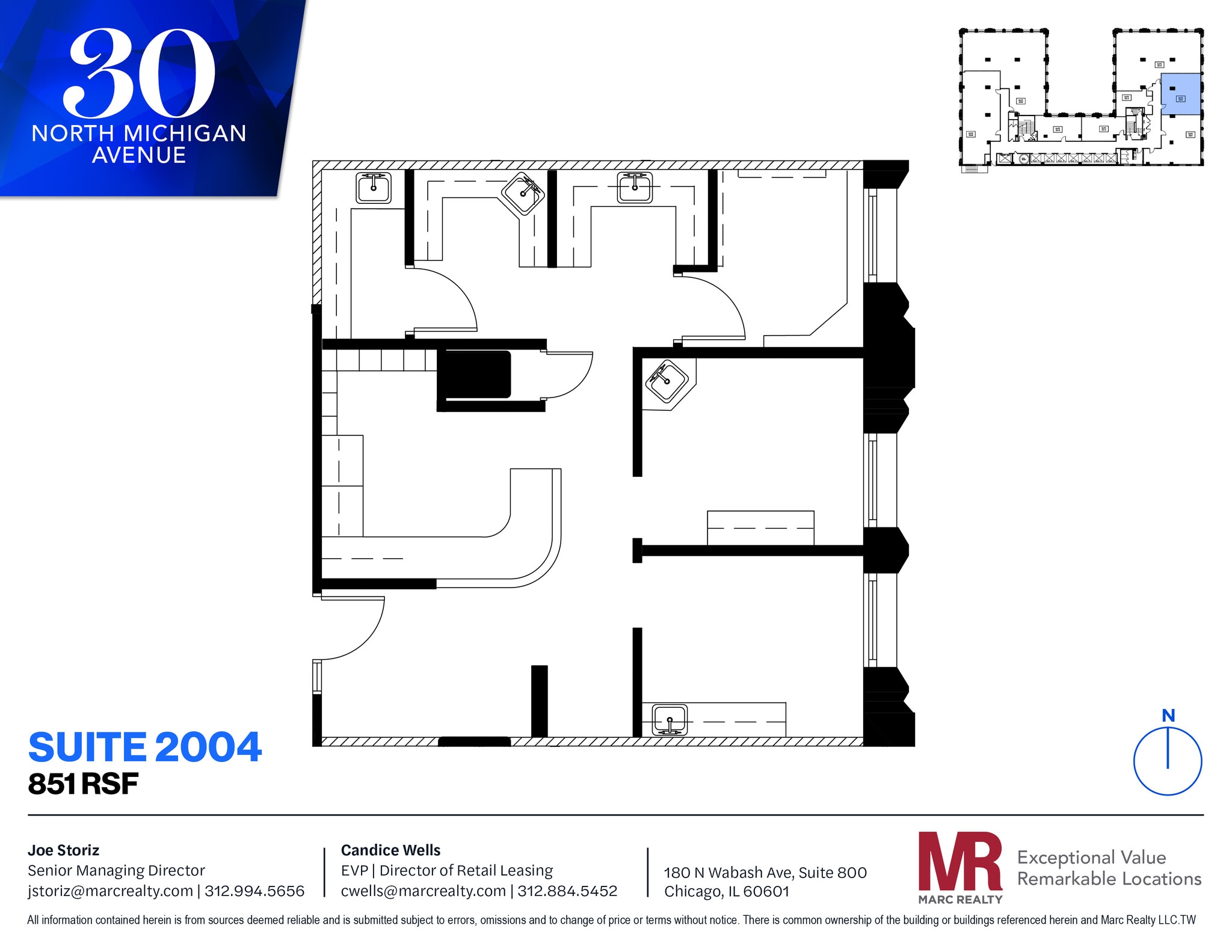30 N Michigan Ave, Chicago, IL for lease Floor Plan- Image 1 of 7