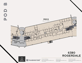 6380 Rogerdale Rd, Houston, TX for lease Floor Plan- Image 1 of 2