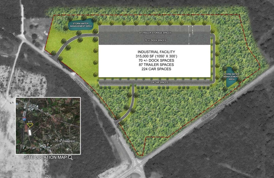 1532 Ridgeway Church Rd, Commerce, GA for lease - Site Plan - Image 2 of 3