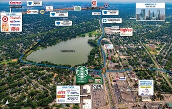 4030 Lakeland Ave N, Minneapolis, MN - aerial  map view