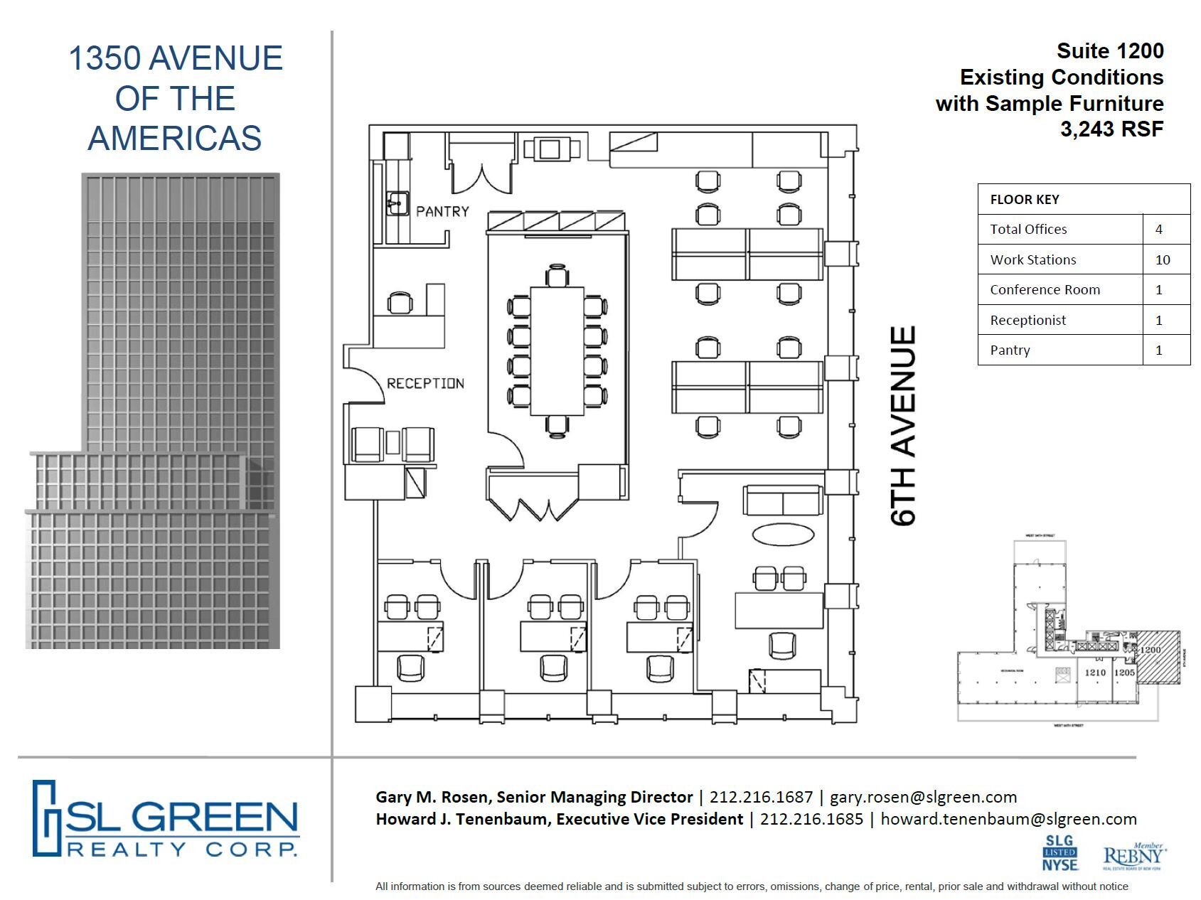 1350 Avenue of the Americas, New York, NY for lease Floor Plan- Image 1 of 1