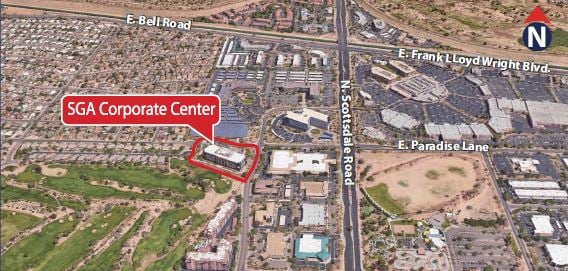 16100 N 71st St, Scottsdale, AZ for lease - Aerial - Image 2 of 25