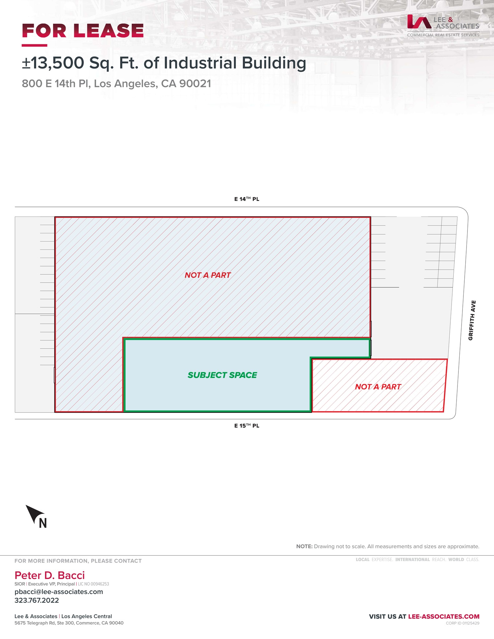 800 E 14th Pl, Los Angeles, CA for lease Site Plan- Image 1 of 2
