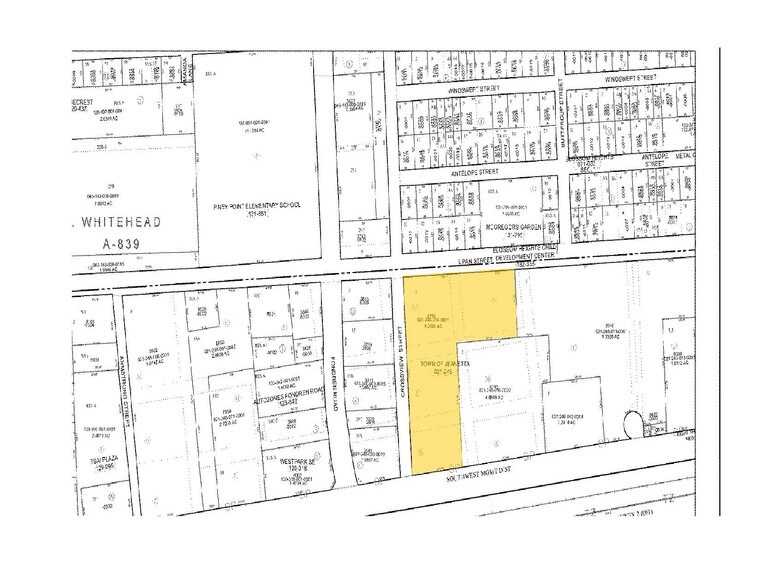 8784-8798 Westpark Dr, Houston, TX for lease - Plat Map - Image 2 of 7