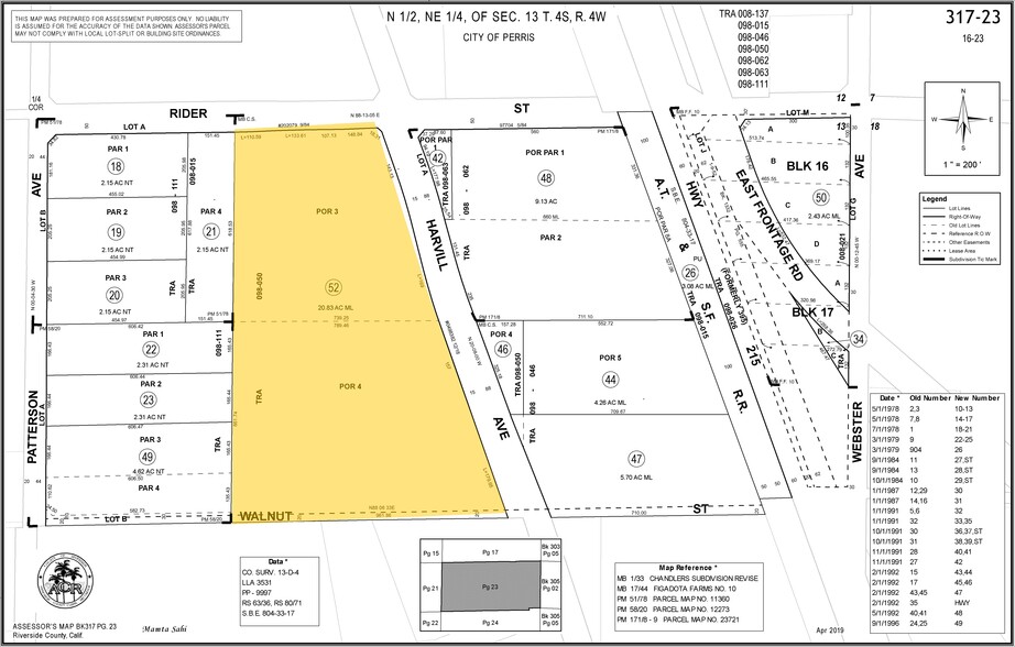 20123 Harvill Ave, Perris, CA for sale - Plat Map - Image 1 of 1