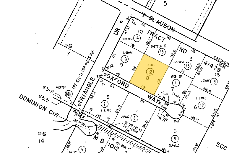 7225 E Oxford Way, Commerce, CA for sale - Plat Map - Image 3 of 5