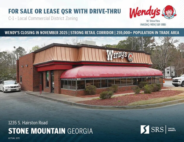 1235 S Hairston Rd, Stone Mountain, GA for sale - Building Photo - Image 1 of 7