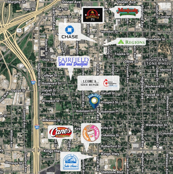 2420-2430 Line Ave, Shreveport, LA for sale - Building Photo - Image 2 of 7