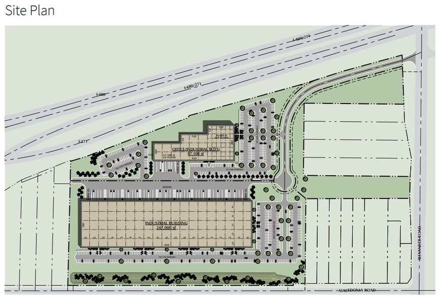 23163 Alexander Rd, Bedford, OH for sale - Site Plan - Image 2 of 2