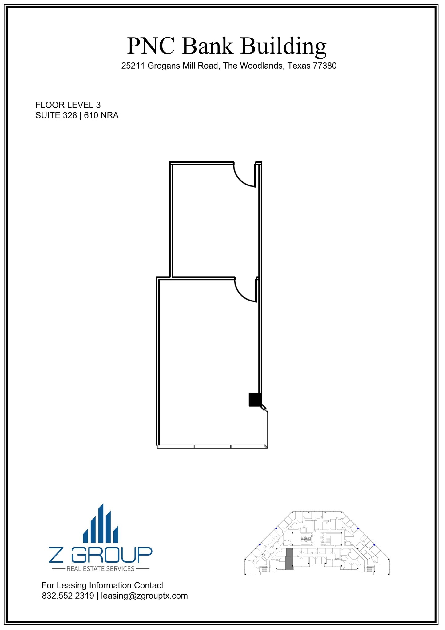 25211 Grogans Mill Rd, The Woodlands, TX for lease Site Plan- Image 1 of 1