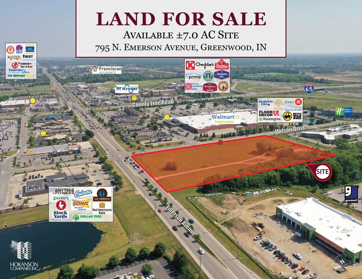 795 N Emerson Ave, Greenwood, IN 46143 Land for Sale