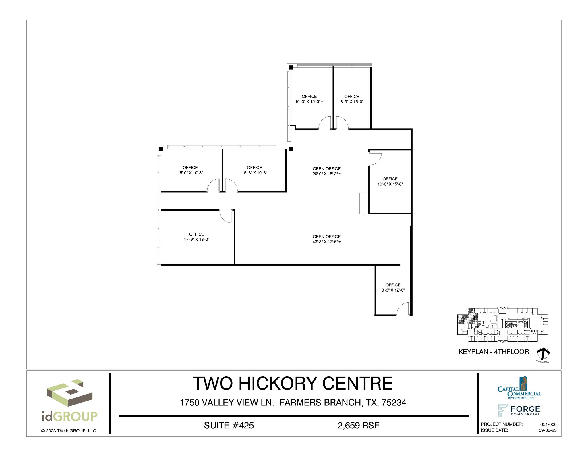 1750 Valley View Ln, Farmers Branch, TX for lease Floor Plan- Image 1 of 1