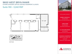 9600 W Bryn Mawr Ave, Rosemont, IL for lease Floor Plan- Image 1 of 1