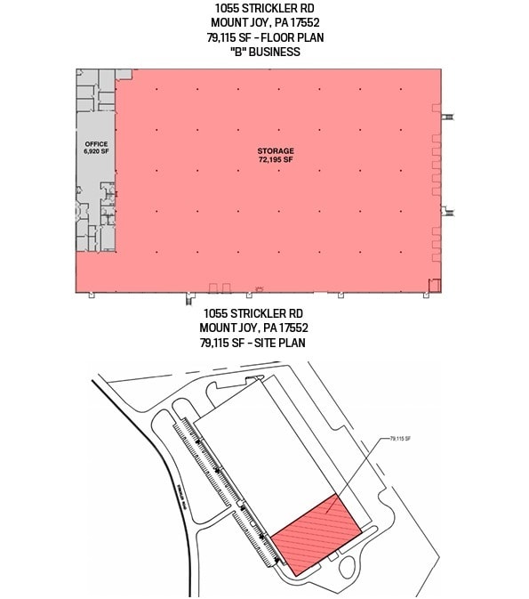 1065 Strickler Rd, Mount Joy, PA for lease Floor Plan- Image 1 of 1