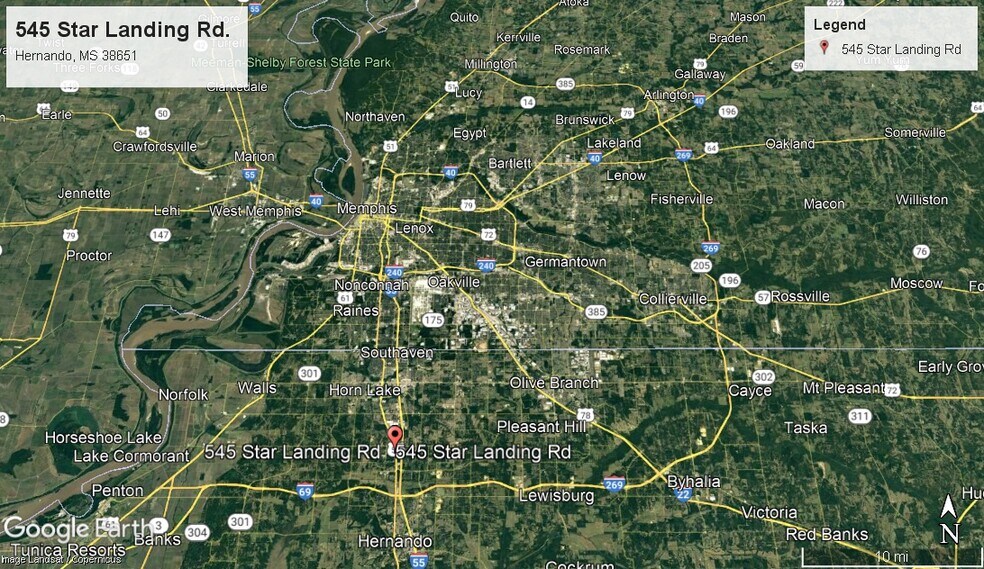 545 Star Landing Rd, Hernando, MS 38671 Land for Sale