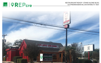 4219 Fredericksburg Rd, San Antonio TX - Drive Through Restaurant