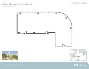 9800 Richmond Ave, Houston, TX for lease Floor Plan- Image 1 of 2