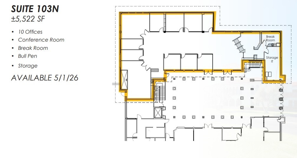 7501 E McCormick Pky, Scottsdale, AZ for lease Floor Plan- Image 1 of 1